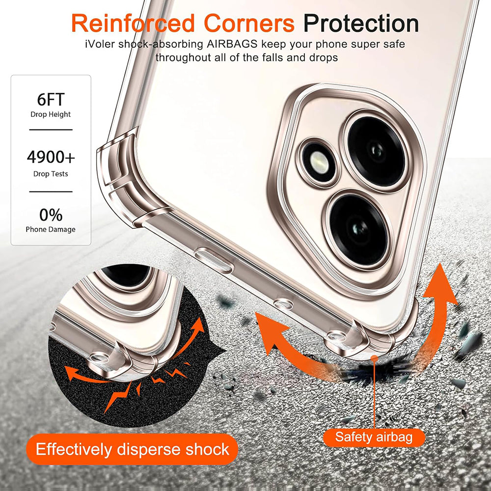Coque pour Honor 400, Techsuit, Anti-choc Claire, Transparente