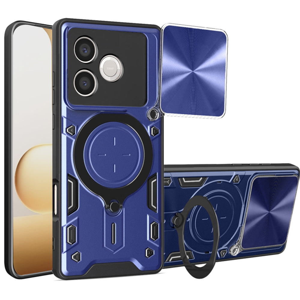 Housse pour Honor 600 Lite, Techsuit, CamGuard Pro, Bleue