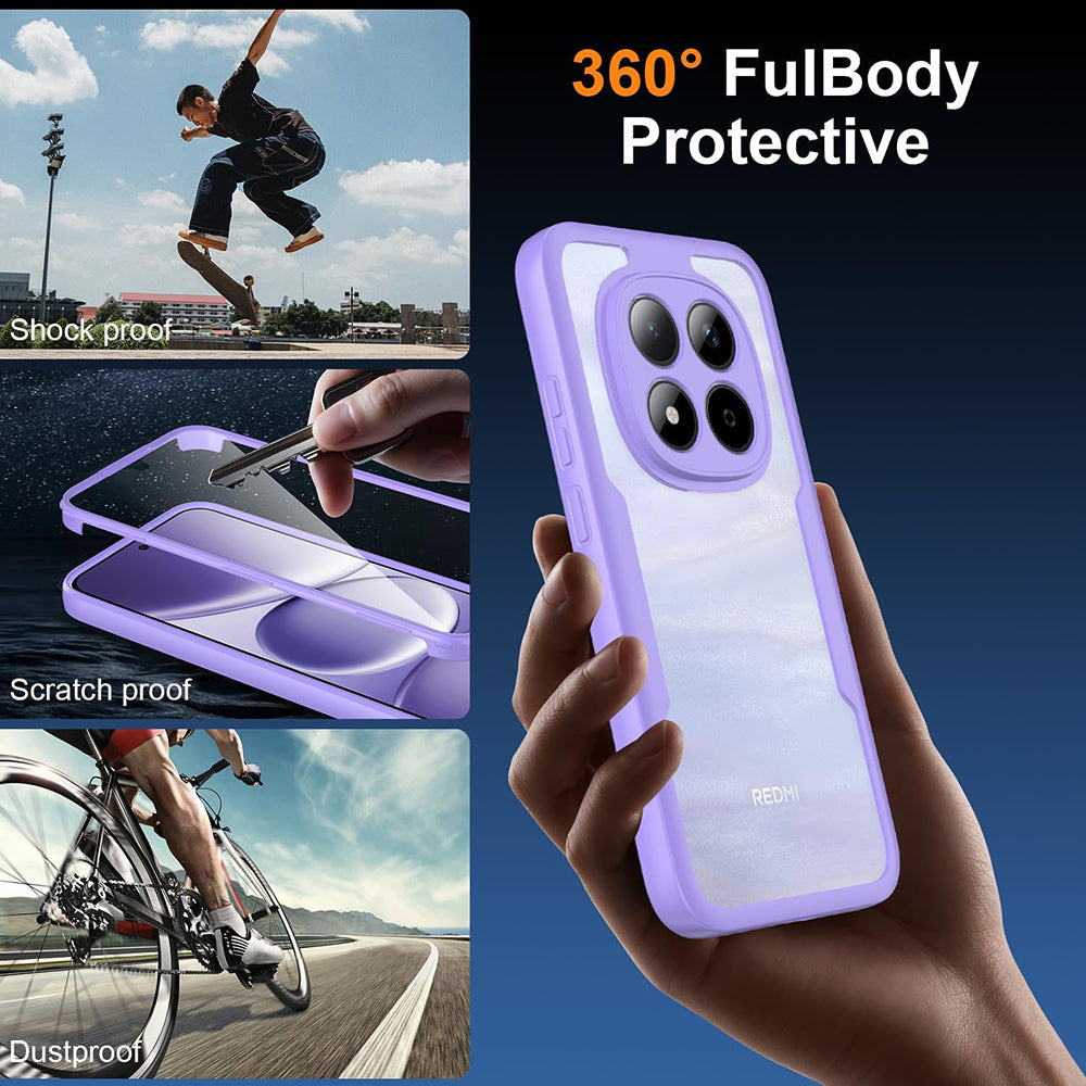 Hülle für Honor 600 Lite, Techsuit, ColorVerse 360, Lila