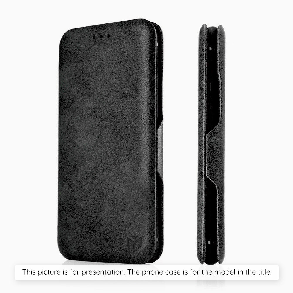 Hülle für Honor 600 Lite, Techsuit, Safe Wallet Plus, Schwarz