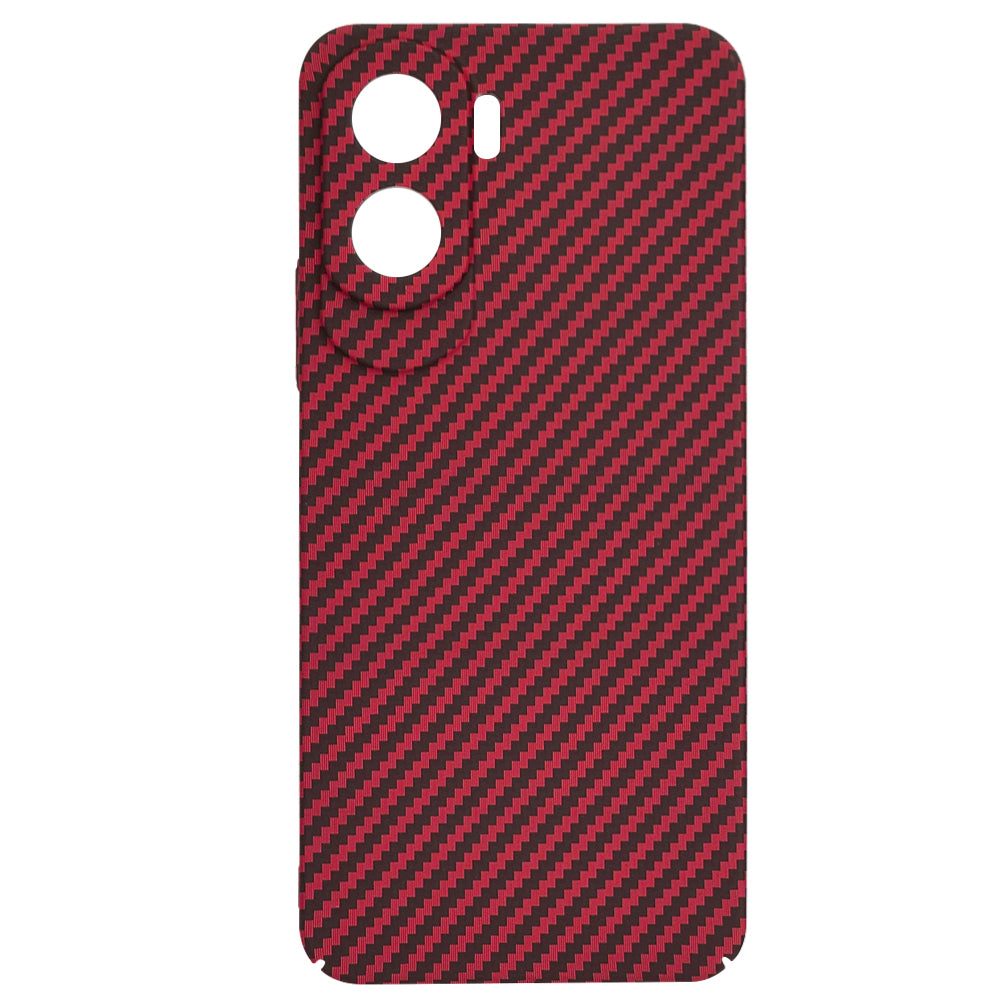 Coque pour Honor 90 Lite, Techsuit, Carbonite FiberShell, Rouge