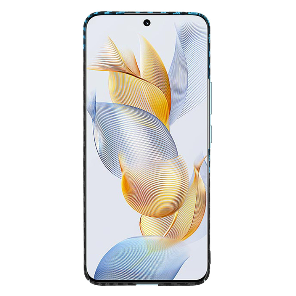 Coque pour Honor 90, Techsuit, Carbonite FiberShell, Noir Bleu