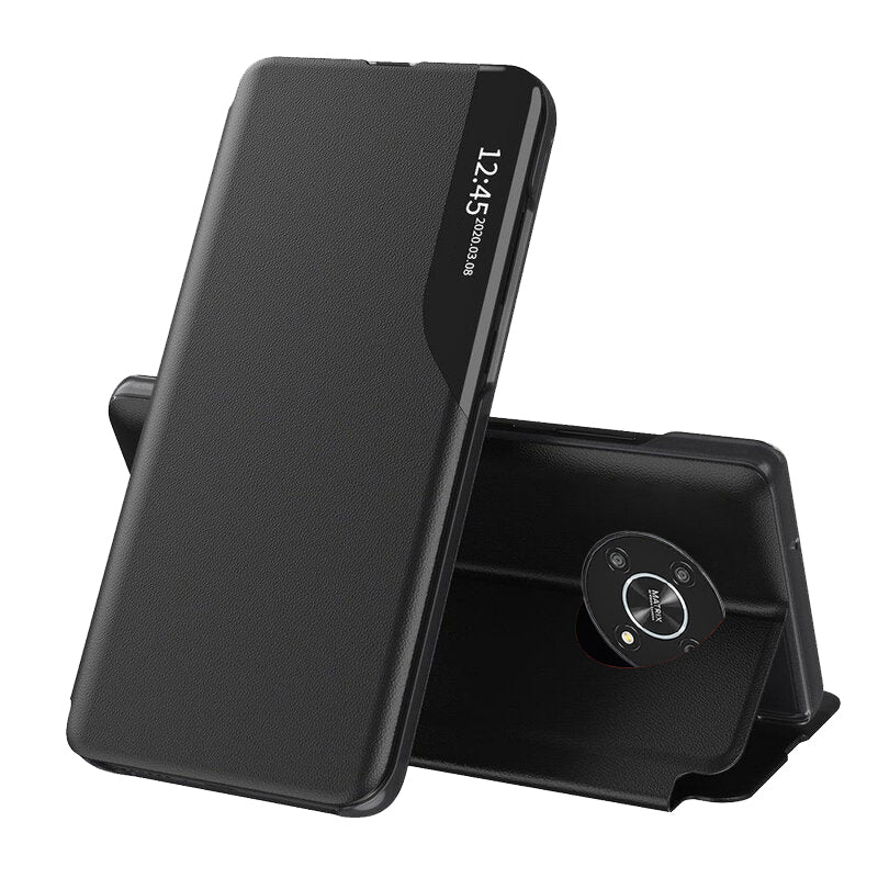 Coque pour Honor Magic4 Lite, Techsuit, eFold, Noire