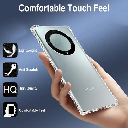 Hoesje voor Honor Magic6 Lite, Techsuit, Schokbestendig Helder, Transparant