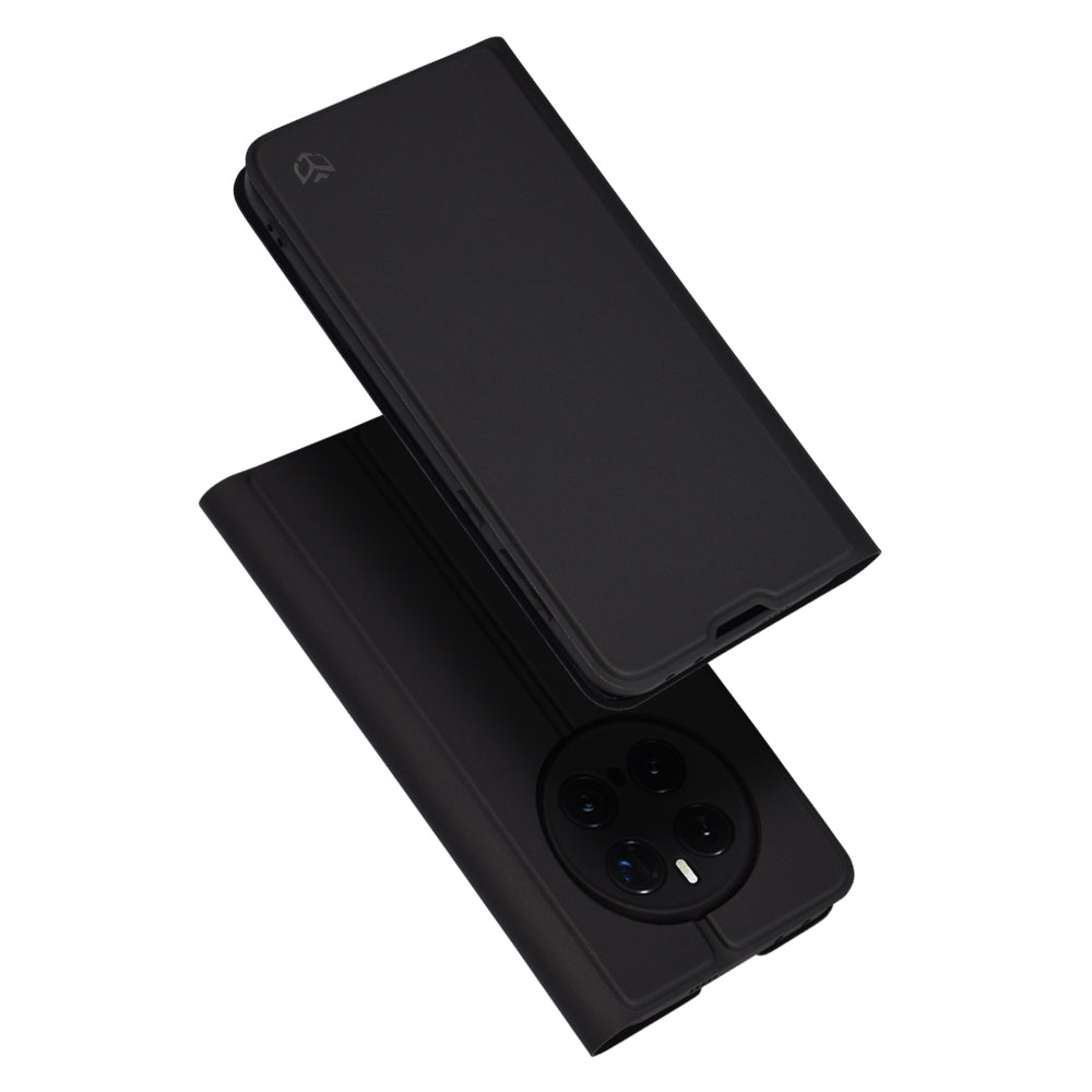 Coque pour Honor Magic7 Pro, Techsuit, Magskin Book, Noire