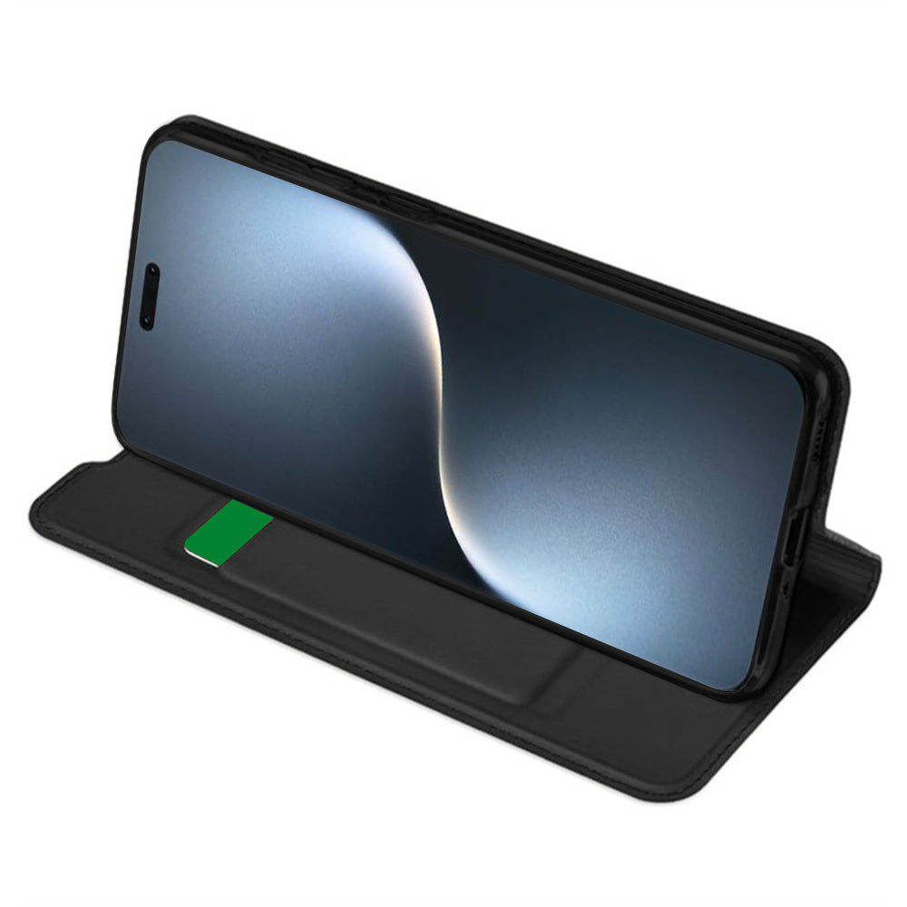 Coque pour Honor Magic7 Pro, Techsuit, Magskin Book, Noire