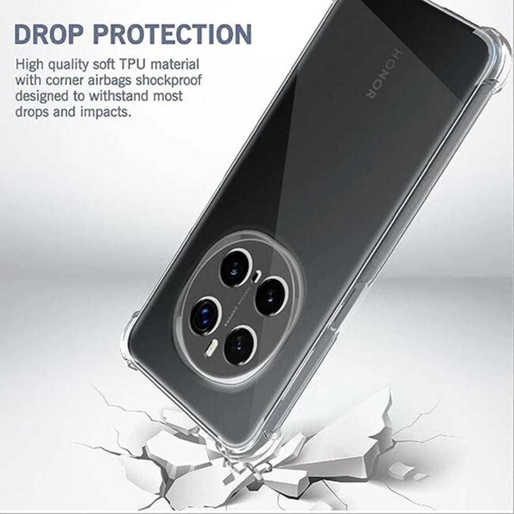 Coque pour Honor Magic7 Pro, Techsuit, Antichoc Claire, Transparente