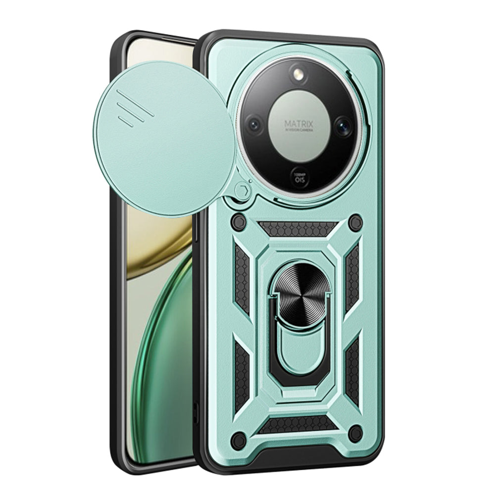 Hoes voor Honor Magic8 Lite, Techsuit, CamShield, Groen