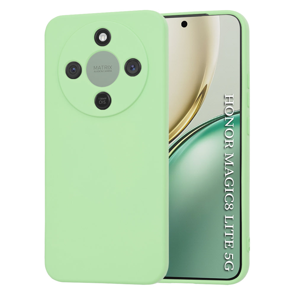Case for Honor Magic8 Lite, Techsuit, SoftFlex, Light Green