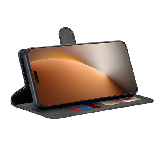 Hoes voor Honor Magic8 Pro, Techsuit, Diary Book, Zwart