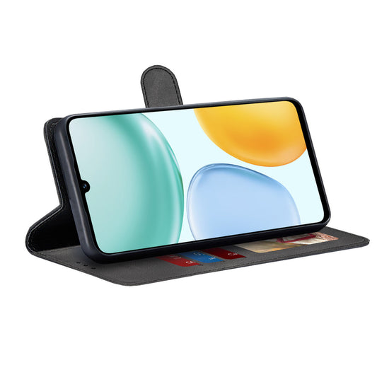 Hoes voor Honor X5c Plus, Techsuit, Diary Book, Zwart