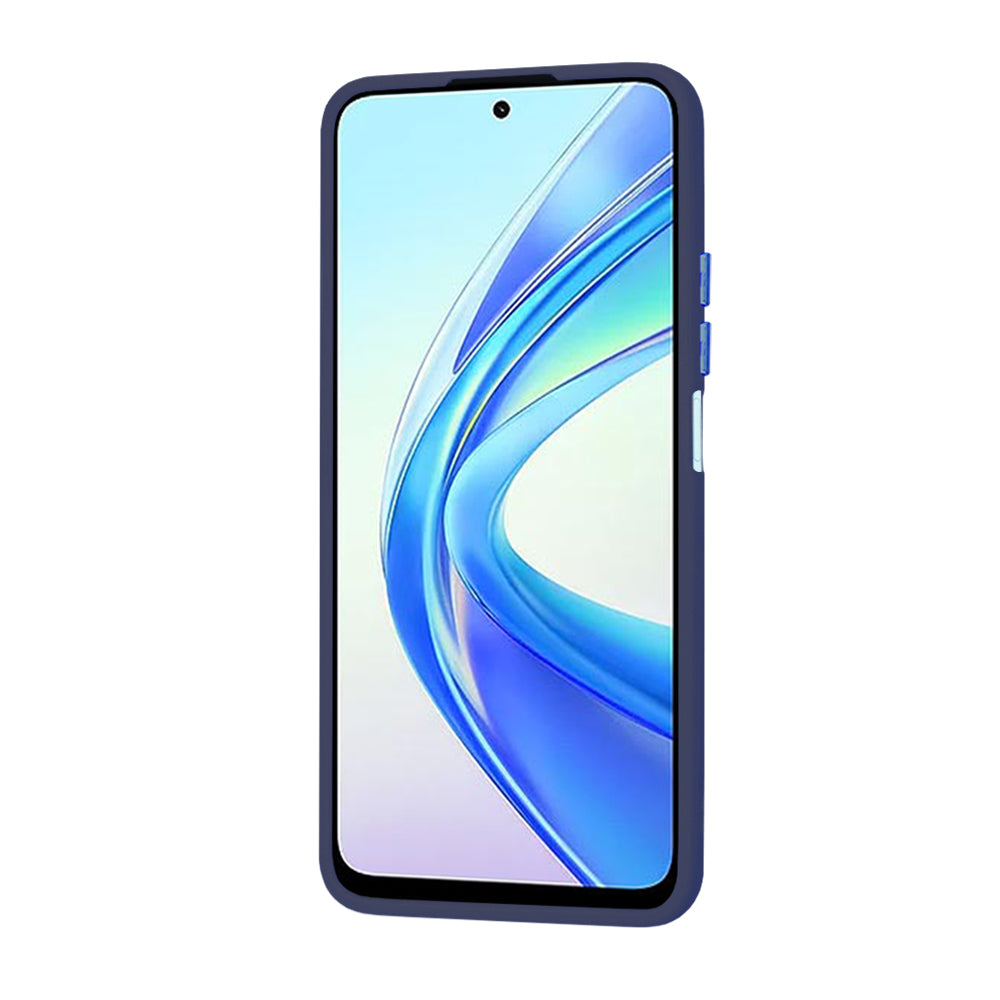 Coque pour Honor X7b 5G / 90 Smart / X7b 4G, Techsuit, HaloFrost, Bleu marine