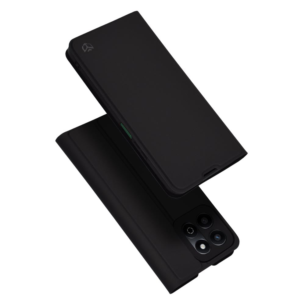 Coque pour Honor X7c / 200 Smart, Techsuit, Magskin Book, Noire
