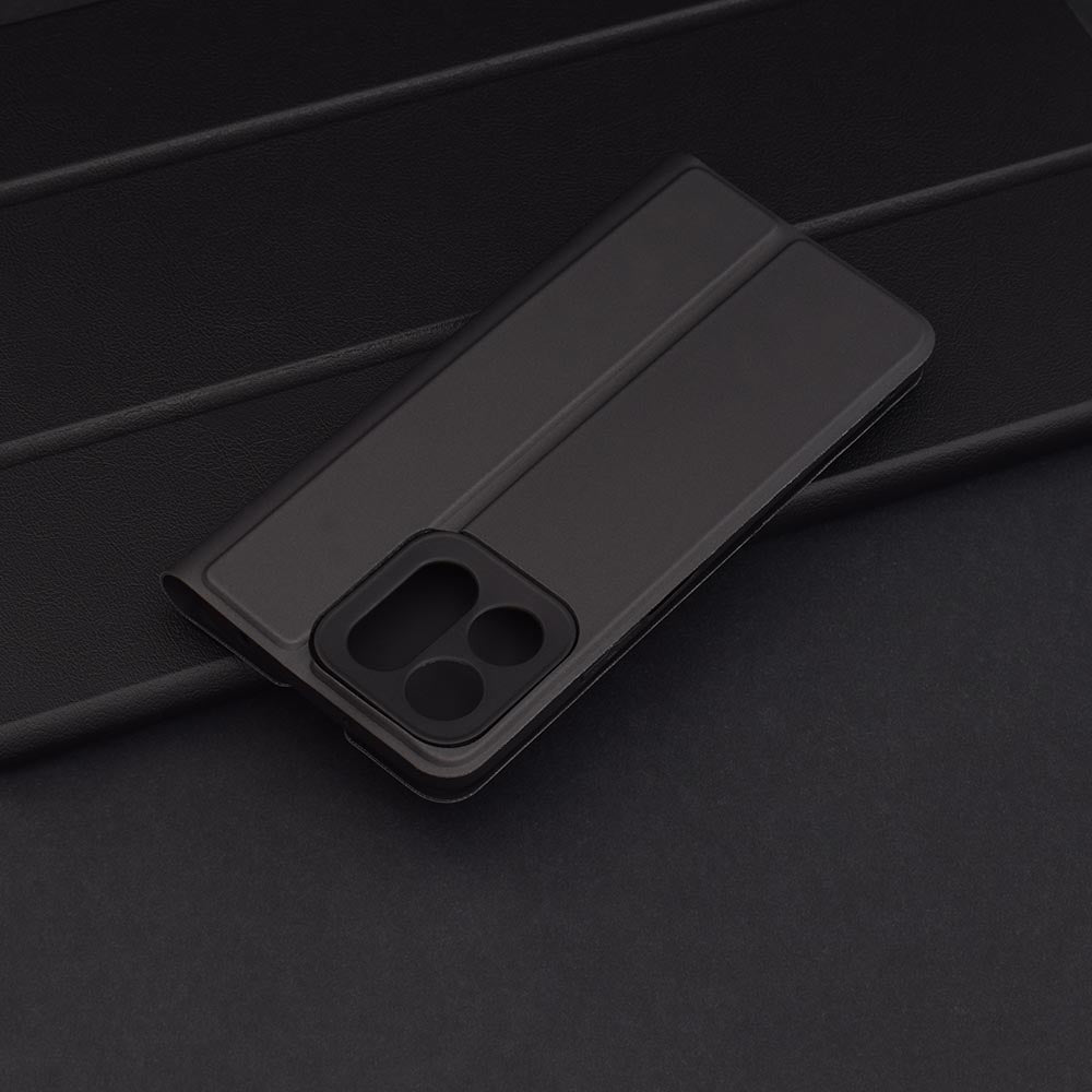Coque pour Honor X7c / 200 Smart, Techsuit, Magskin Book, Noire