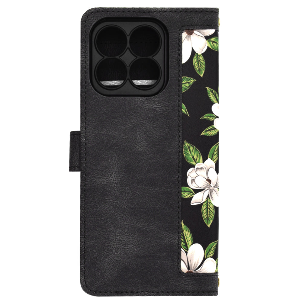 Coque pour Honor X8b, Techsuit, FlipCraft, Noire