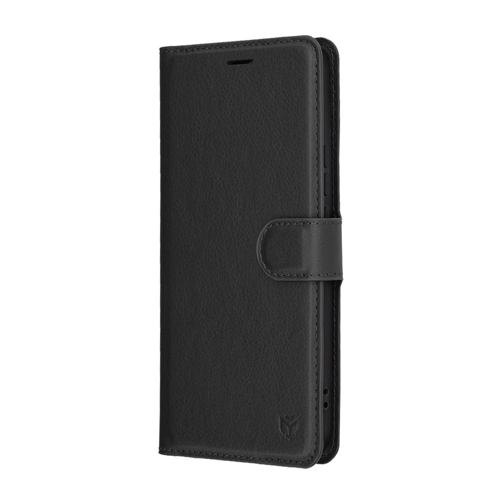 Coque pour Honor X8c, Techsuit, Leather Folio, Noire