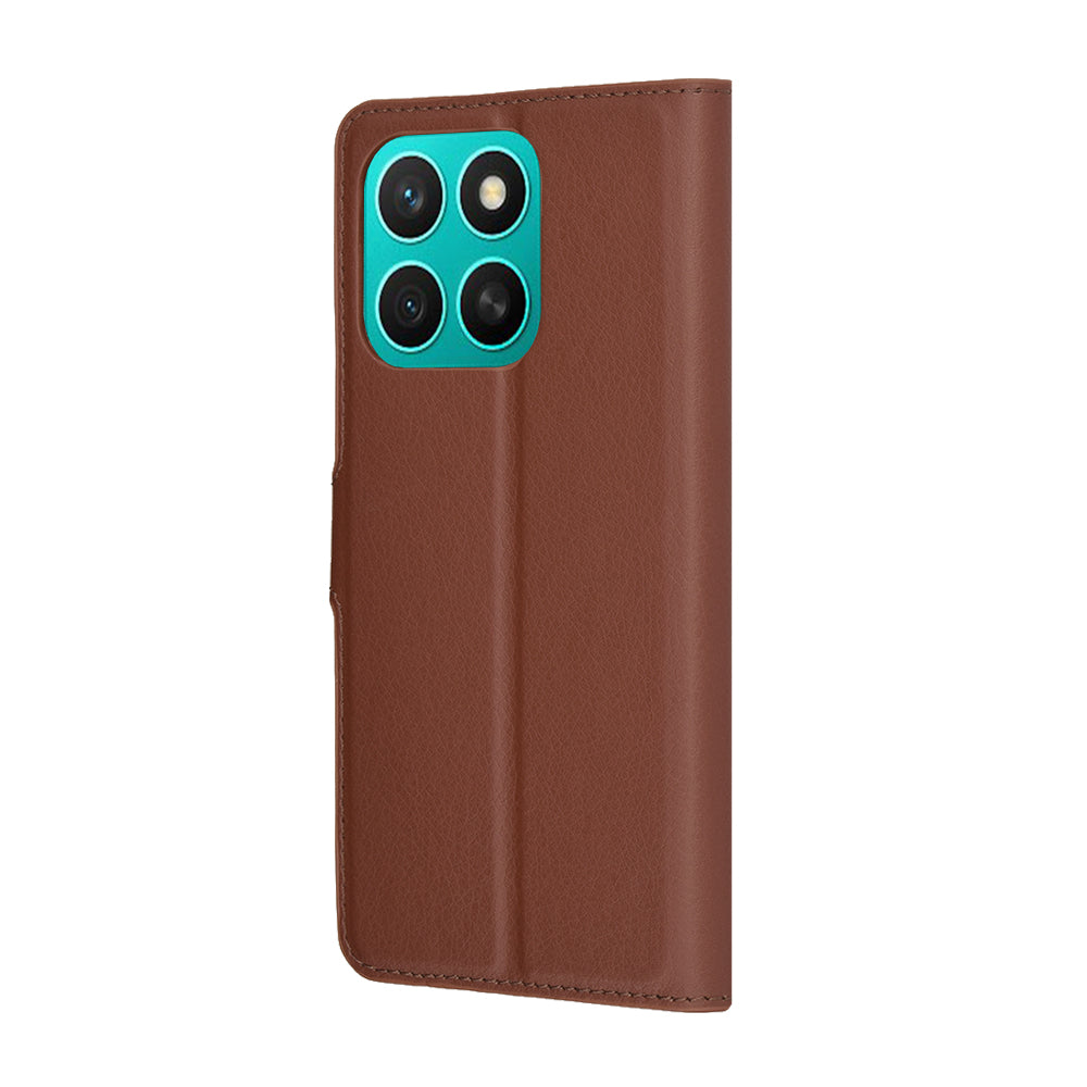 Coque pour Honor X8c, Techsuit, Leather Folio, Marron