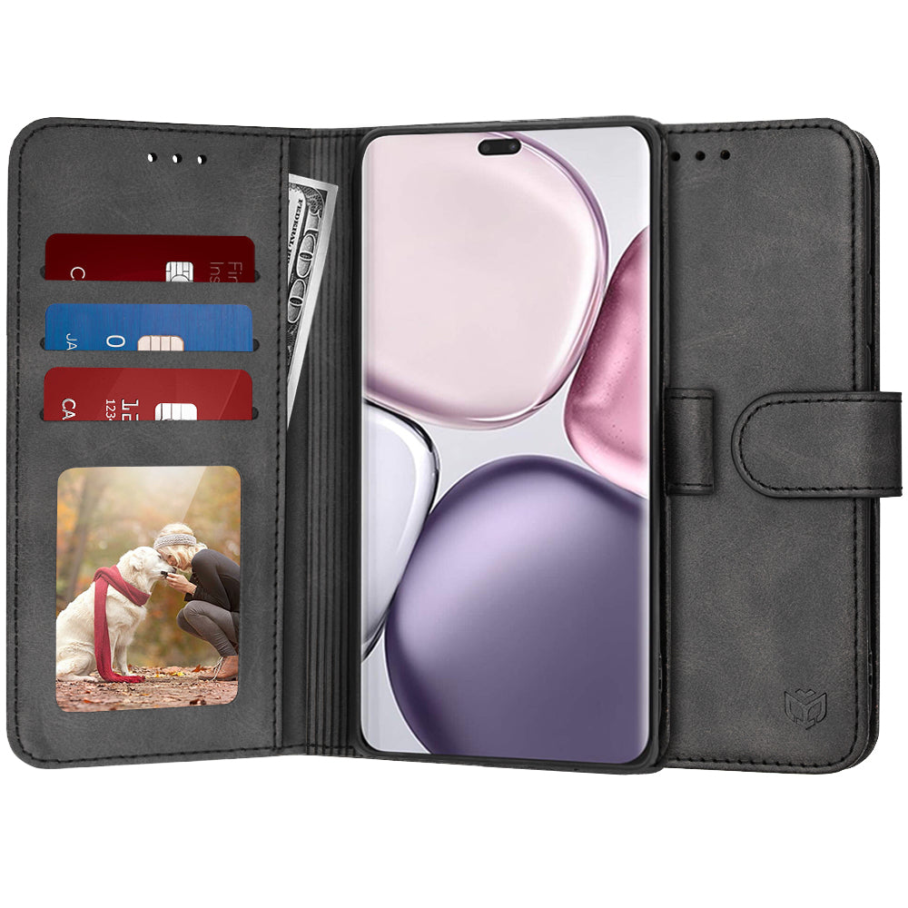 Coque pour Honor X9c / Magic7 Lite, Techsuit, Diary Book, Noire
