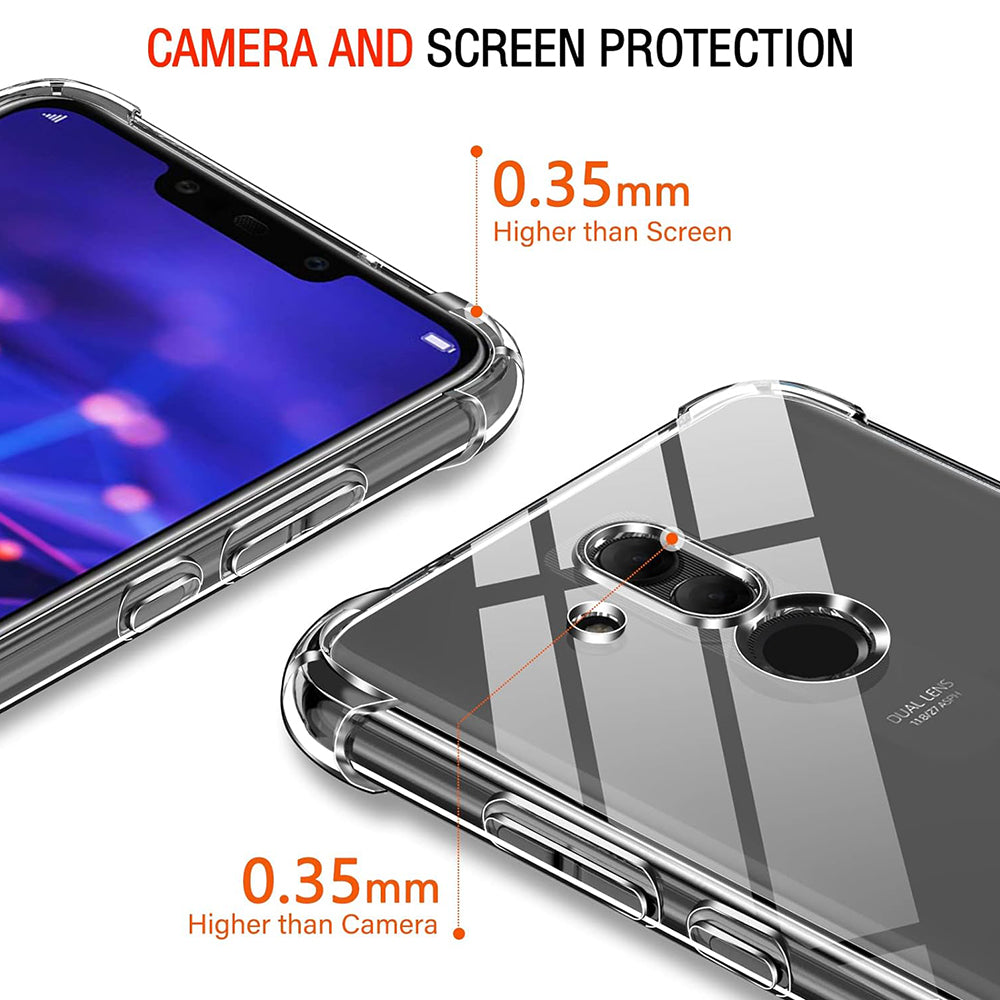 Coque pour Huawei Mate 20 Lite, Techsuit, Anti-choc Claire, Transparente