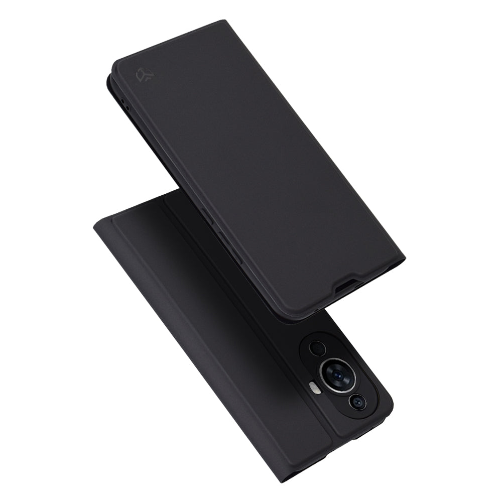 Coque pour Huawei nova 12s / nova 11, Techsuit, Magskin Book, Noire