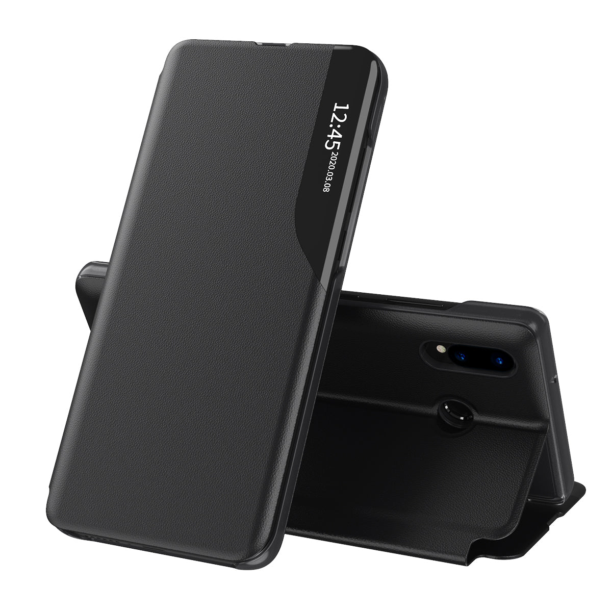 Coque pour Huawei P20 Lite, Techsuit, eFold, Noire