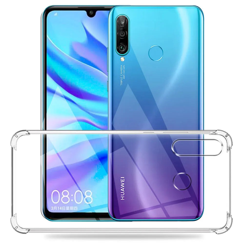 Coque pour Huawei P30 lite New Edition / P30 lite, Techsuit, Antichoc Claire, Transparente