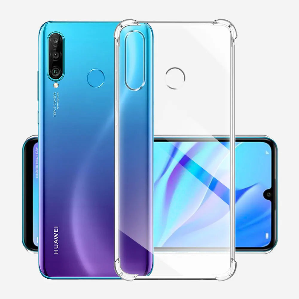 Coque pour Huawei P30 lite New Edition / P30 lite, Techsuit, Antichoc Claire, Transparente