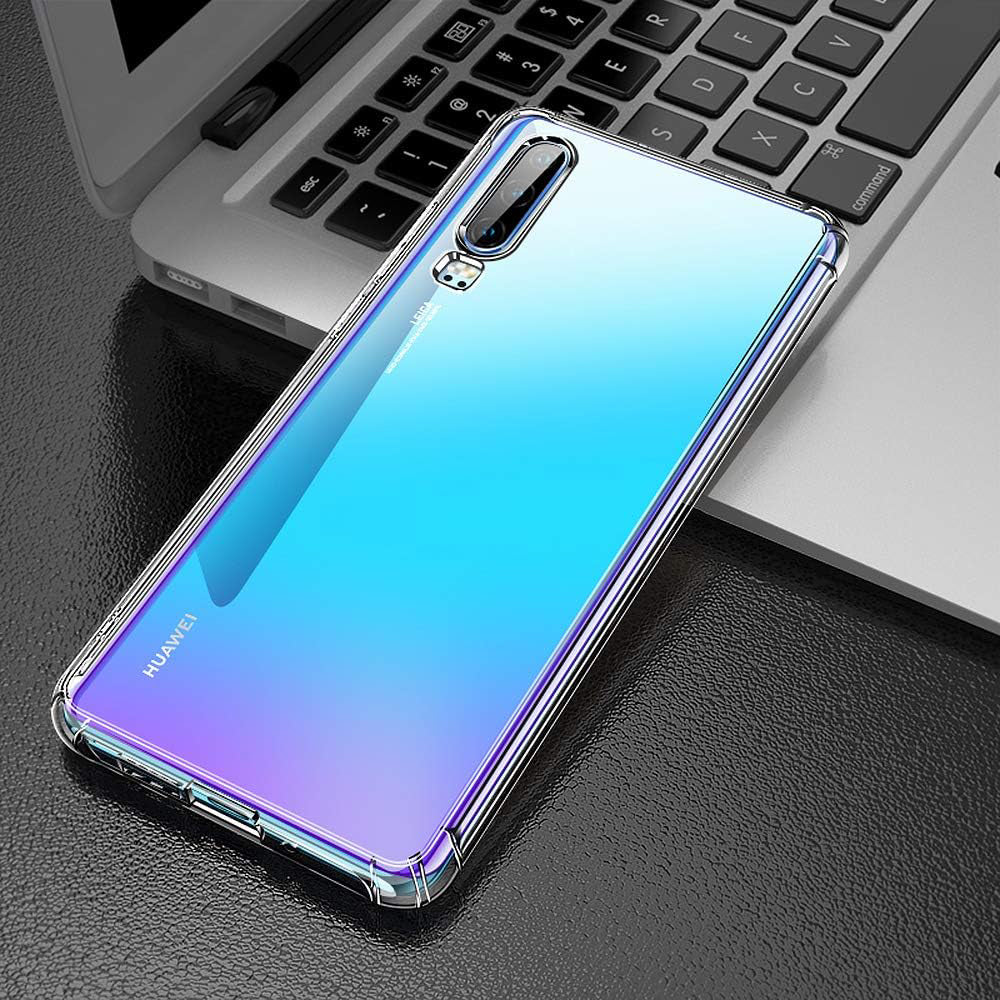 Coque pour Huawei P30, Techsuit, Antichoc Claire, Transparente