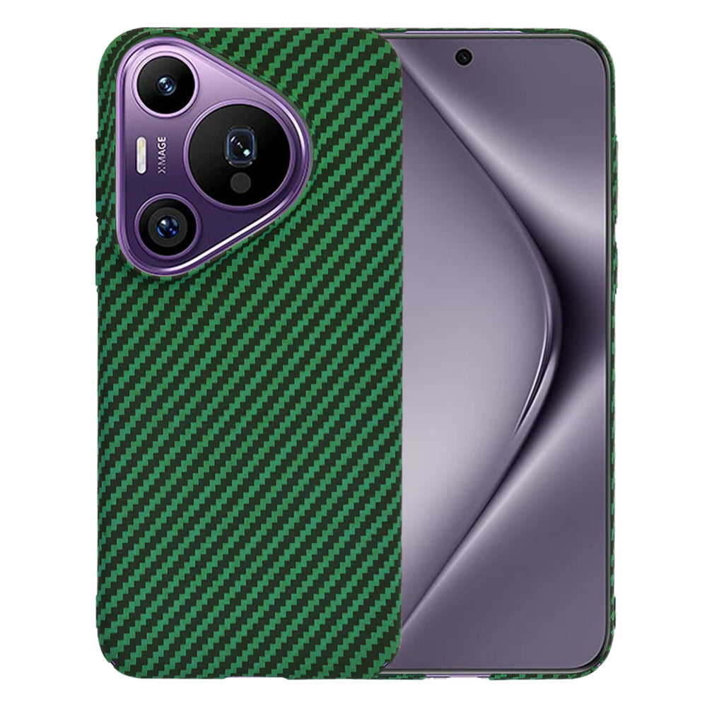 Coque pour Huawei Pura 70 Pro, Techsuit, Carbonite FiberShell, Vert