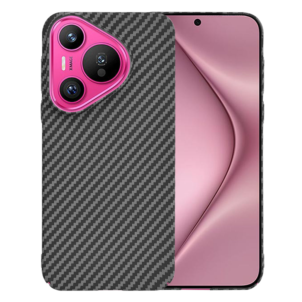 Coque pour Huawei Pura 70, Techsuit, Carbonite FiberShell, Noire