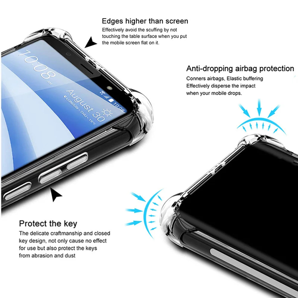 Coque pour Huawei Pura 70, Techsuit, Antichoc Claire, Transparente