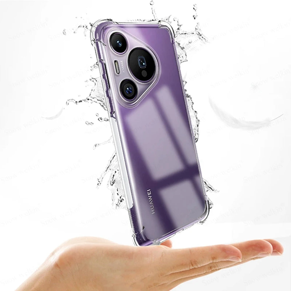 Coque pour Huawei Pura 70, Techsuit, Antichoc Claire, Transparente