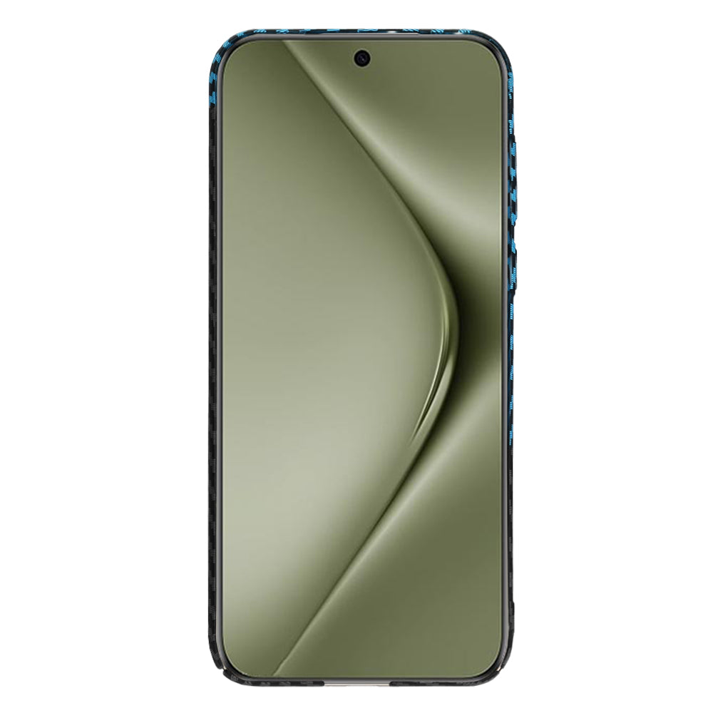 Hoes voor Huawei Pura 70 Ultra, Techsuit, Carbonite FiberShell, Zwart Blauw