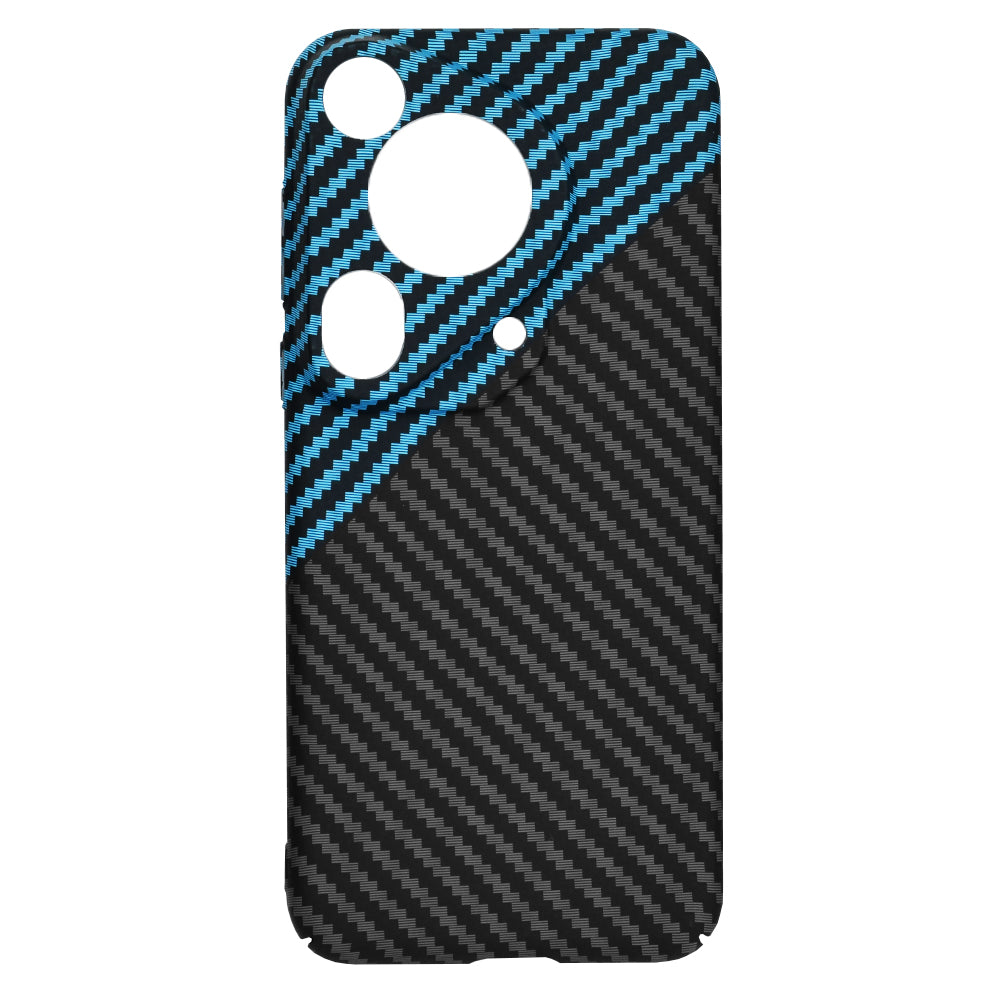 Hoes voor Huawei Pura 70 Ultra, Techsuit, Carbonite FiberShell, Zwart Blauw