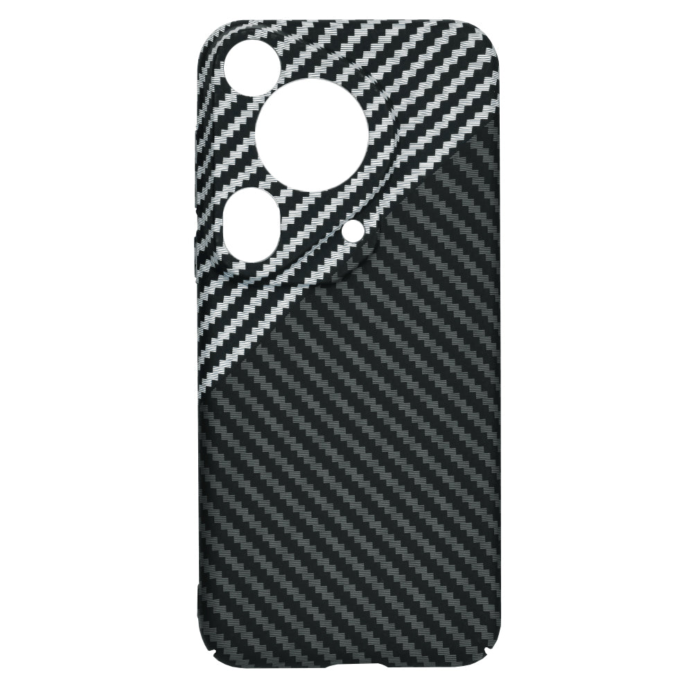 Coque pour Huawei Pura 70 Ultra, Techsuit, Carbonite FiberShell, Noir Gris