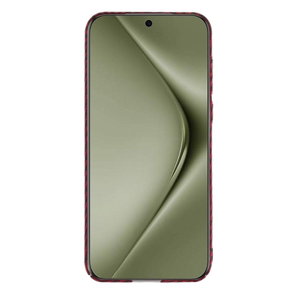 Coque pour Huawei Pura 70 Ultra, Techsuit, Carbonite FiberShell, Rouge