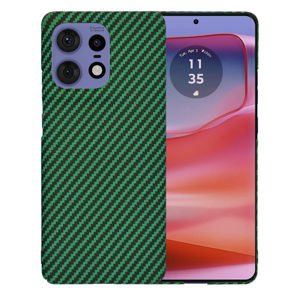 Coque pour Motorola Edge 50 Pro, Techsuit, Carbonite FiberShell, Vert