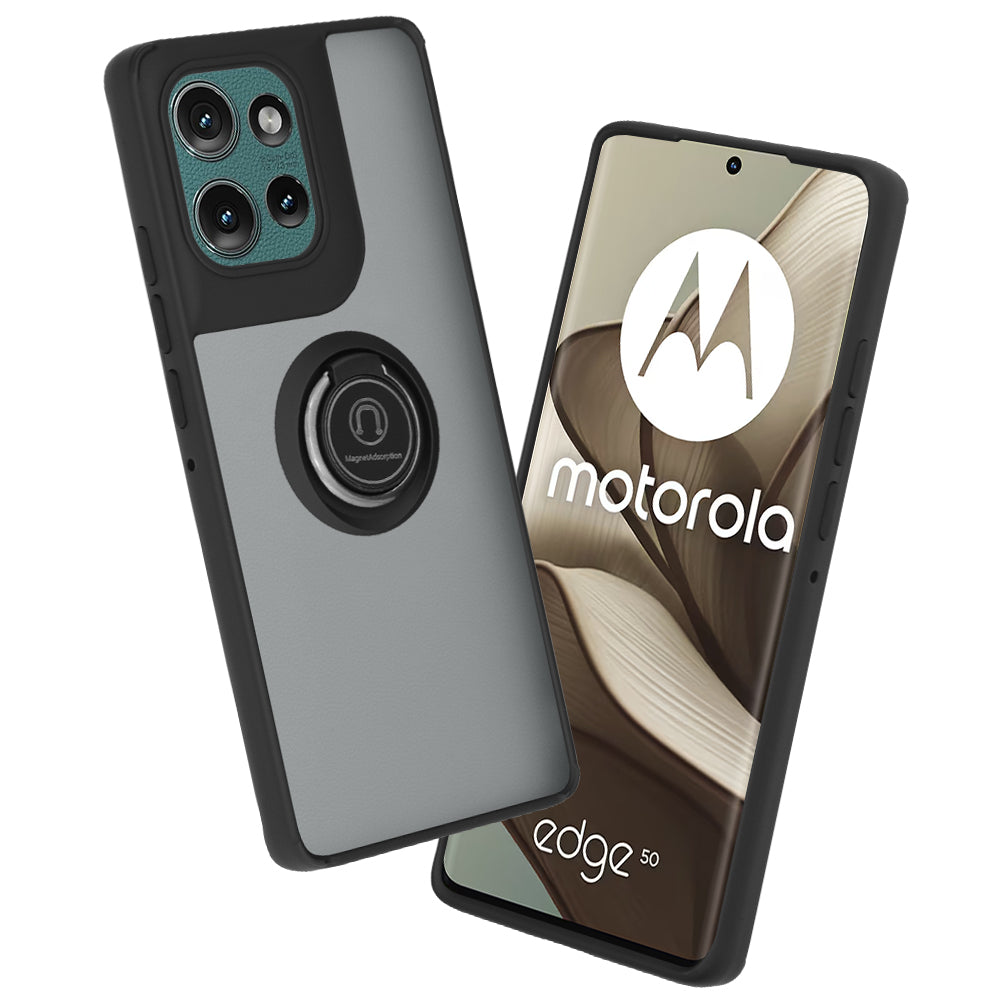 Coque pour Motorola Edge 50, Techsuit, Glinth, Noire