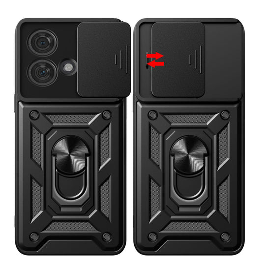 Coque pour Motorola Edge 50 Ultra, Techsuit, CamShield, Noire