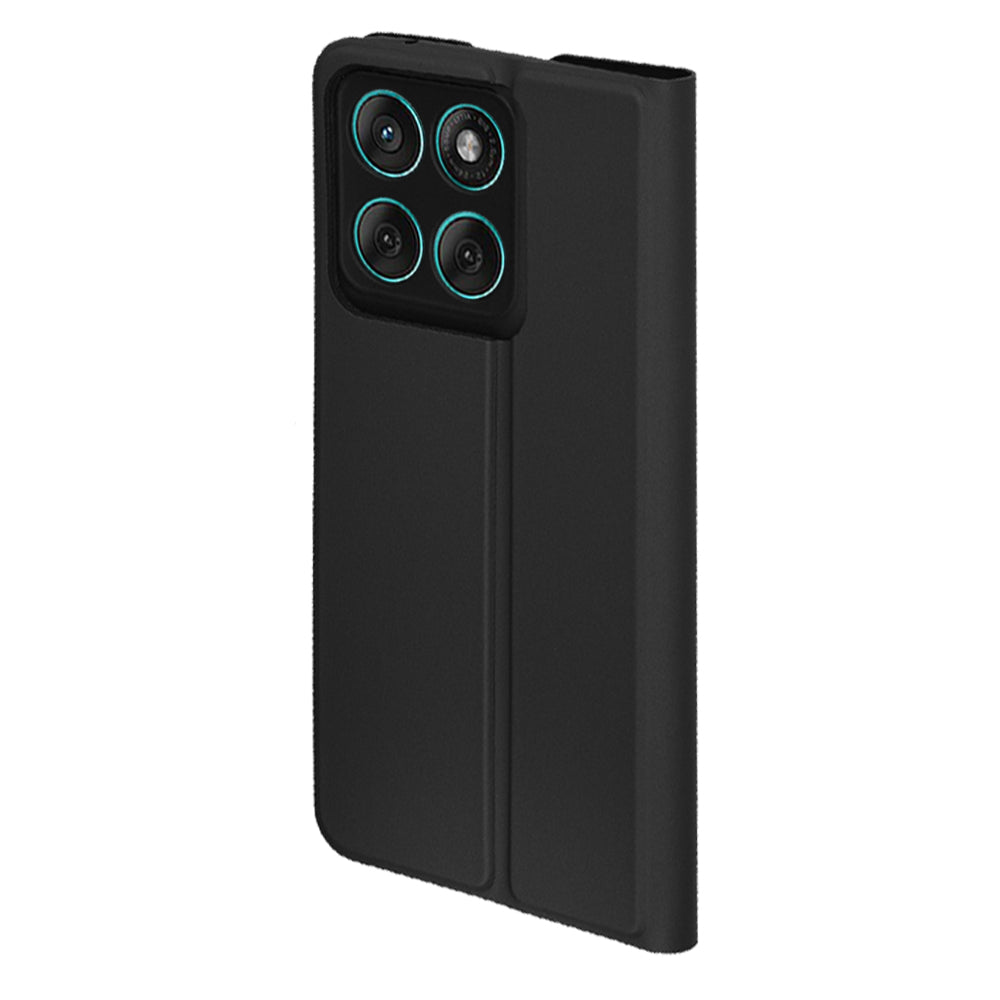 Coque pour Motorola Edge 60 Fusion / Edge 60, Techsuit, Magskin Book, Noire