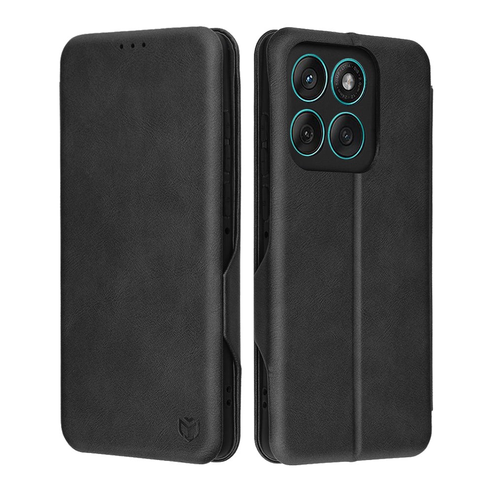 Coque pour Motorola Edge 60 Fusion / Edge 60, Techsuit, Safe Wallet Plus, Noire