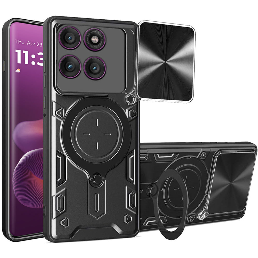 Coque pour Motorola Edge 60 Pro, Techsuit, CamGuard Pro, Noire