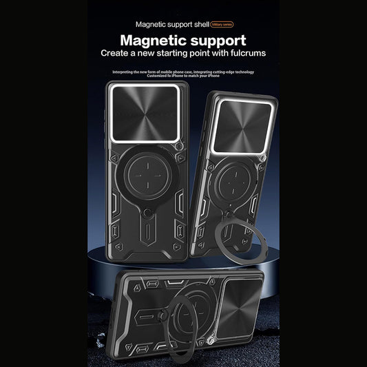 Hoes voor Motorola Edge 70, Techsuit, CamGuard Pro, Blauw