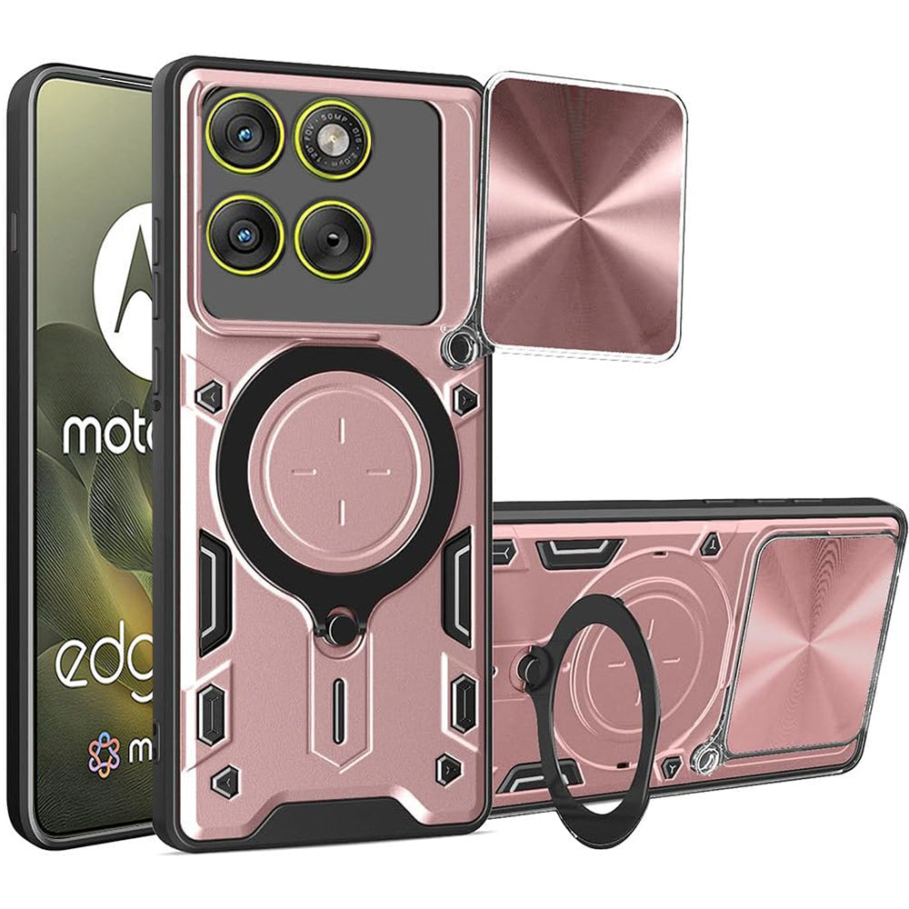 Hoes voor Motorola Edge 70, Techsuit, CamGuard Pro, Goudroze