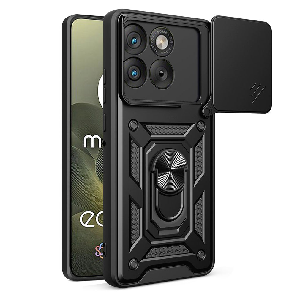 Hoes voor Motorola Edge 70, Techsuit, CamShield, Zwart