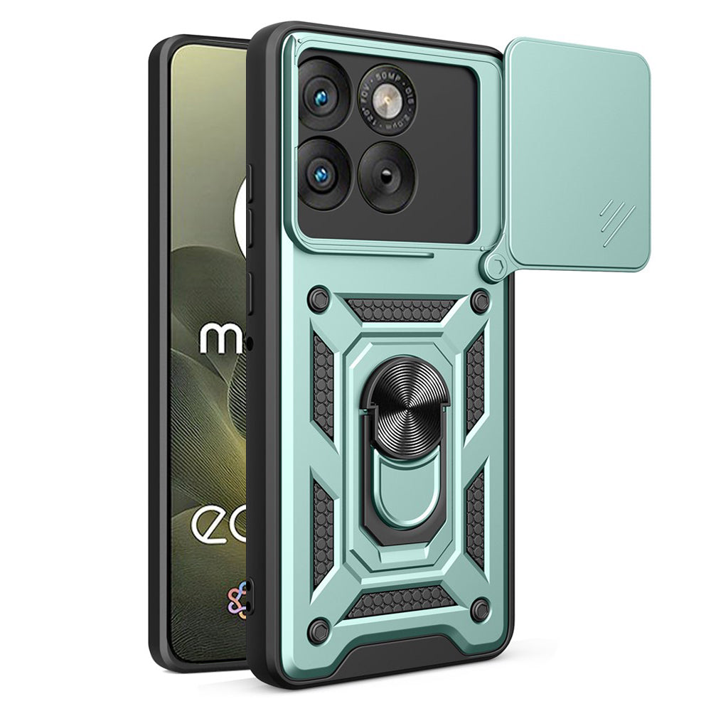 Hülle für Motorola Edge 70, Techsuit, CamShield, Grün