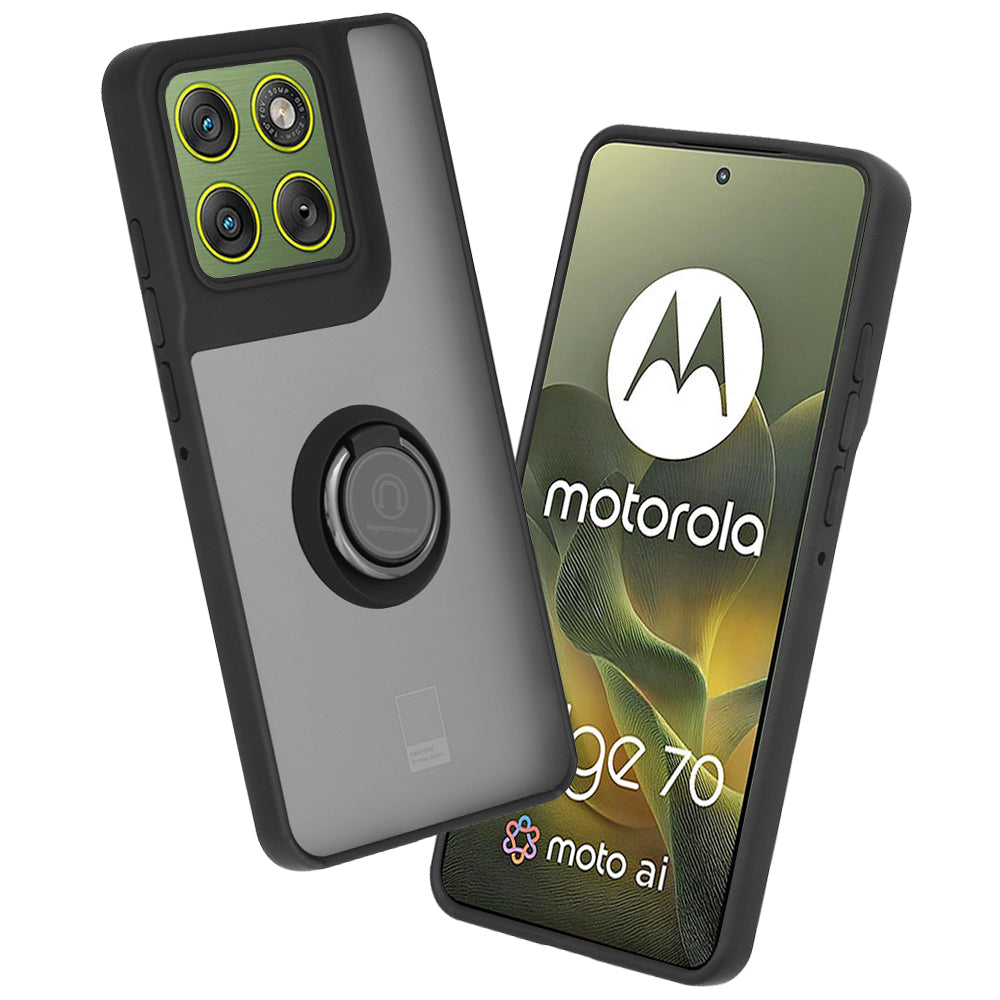 Étui pour Motorola Edge 70, Techsuit, Glinth, Noir