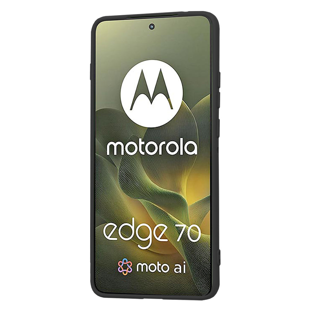 Étui pour Motorola Edge 70, Techsuit, SoftFlex, Noir