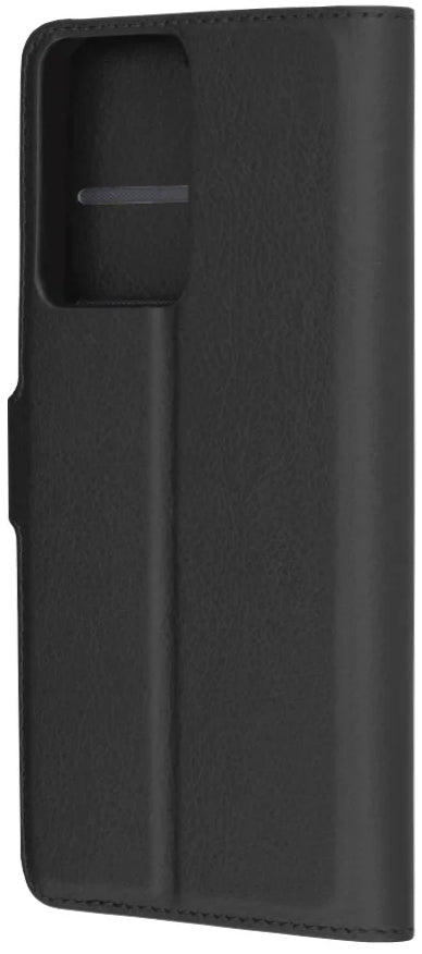 Coque pour Motorola Moto G85, Techsuit, Leather Folio, Noire