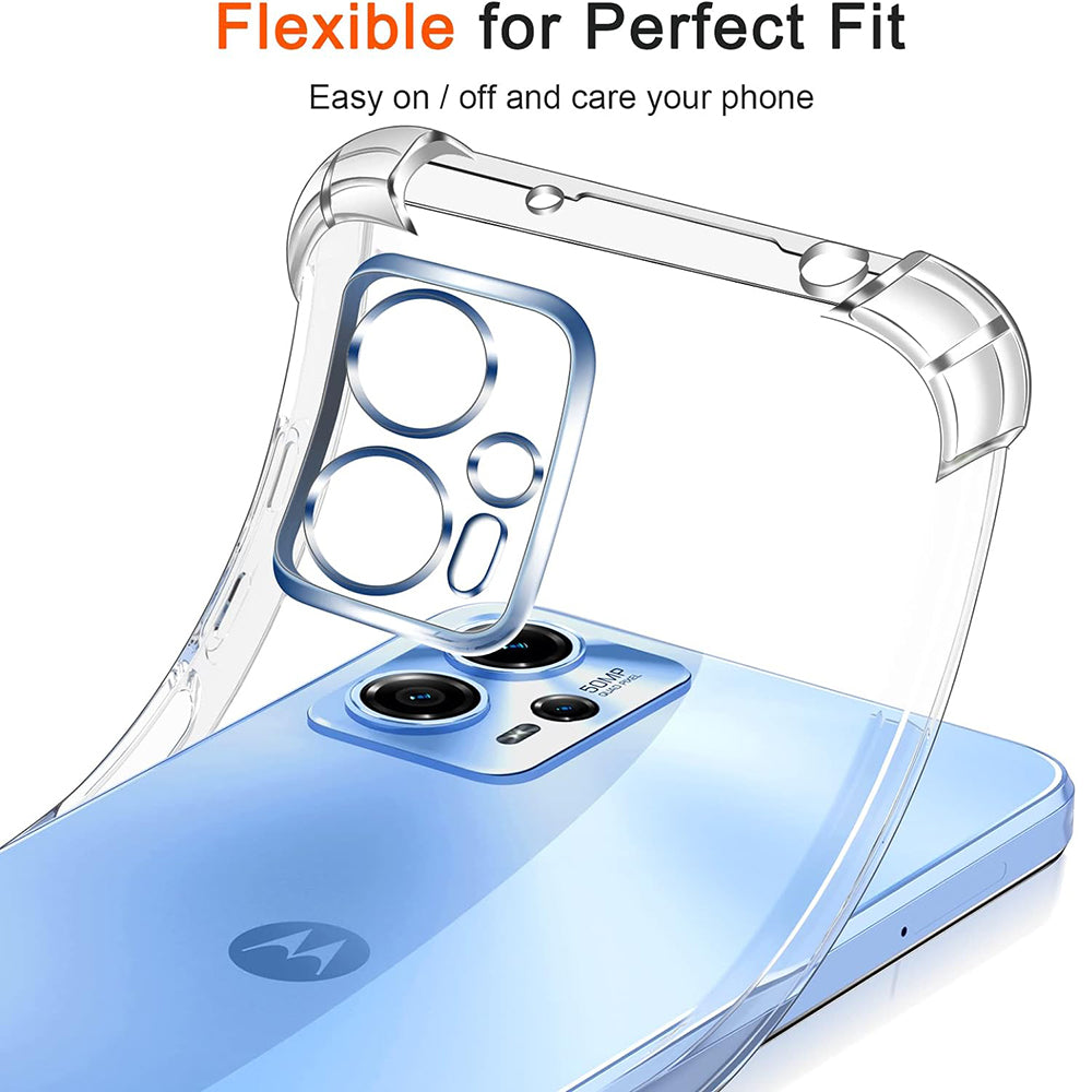 Coque pour Motorola Moto E15 / G05, Techsuit, Antichoc Claire, Transparente